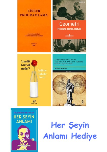 Lineer Programlama + Geometri + Annelik Kutsal Mıdır? + Antik Mezopotamya'da Egemenliğin Tanrısal Kökleri + Her Şeyin Anlamı