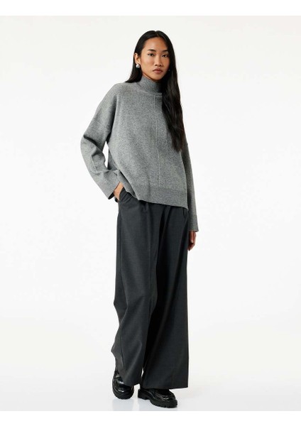 Antrasit Kadın Kazak 6WAK90212HT fiyatları