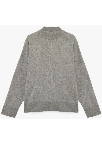 Antrasit Kadın Kazak 6WAK90212HT fırsatları