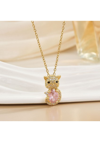 Yeni Kolye Kadın Dönebilen Çiçek Titanyum Çelik Niş Tasarım Duygusu Basit Moda Trendi Yüz Mizaç Köprücük Kemiği Zincir Takı (Yurt Dışından)