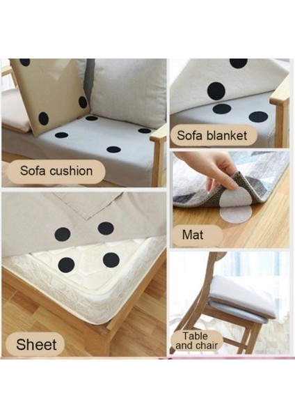 10 Adet Halı Araç Paspası Nevresim Örtü Kaydırmaz Cırt Bant Seti Yapışkanlı Halı Kaydırmaz Özel fırsatları