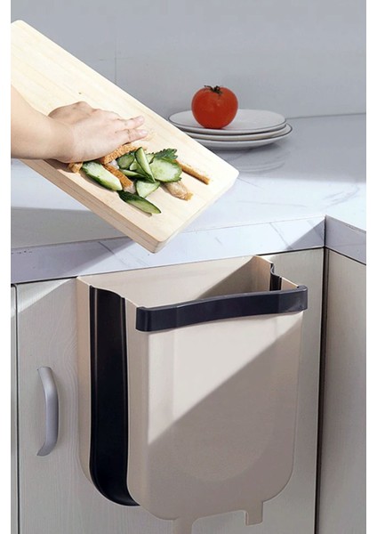 Pratik Katlanabilir Askılı Mutfak, Karavan, Araba Çöp Kovası 9 Lt. fiyatları