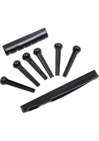 Klasik Akustik Gitar Köprü Pim Seti Gitar Pim Somunu Seti Gitar Parçaları Müzik Aleti Aksesuarları Siyah fiyatları