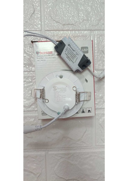 Ekim Aydınlatma Borsan 3W Yuvarlak Sıva Altı Slim LED Armatür Günışığı modelleri