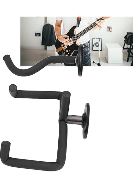 Gitar Duvara Montaj Askısı, Gitar Boyun Kanca Yaylı Çalgı Gitar Duvara Montaj Tutucu Elektro Gitar Ukulele Banjo Mandolin indirimleri