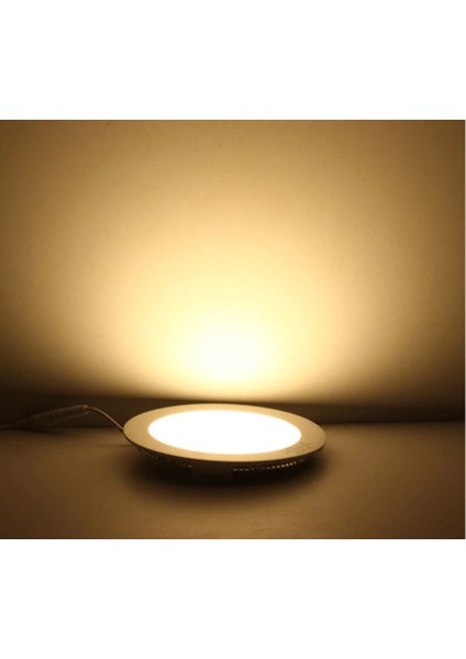 Ekim Aydınlatma Cata Slim LED Panel 15W Yuvarlak Alüminyum CT-5148G - Günışığı fırsatları