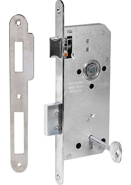 Hok E-45M Ekstra Gömme Kilit Iç Kapı Kilidi Oval Köşeli 45 mm modelleri