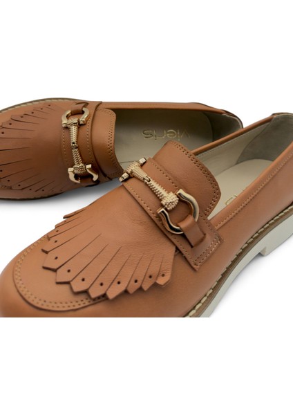 Cortessa Taba Hakiki Deri Kadın Loafer indirimleri