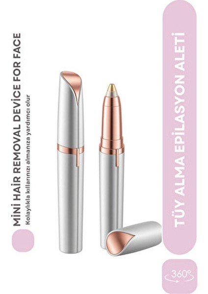 İnce Uçlu Epilasyon Aleti Hassas Kullanım İçin 1 Adet Ağrısız Tüy Alma