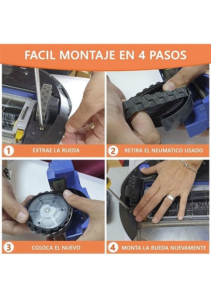 Irobot Roomba Tekerlek Serisi 500, 600, 700, 800 ve 900, E5, I7+, S9, 676, 980, 698 Kaymaz Vakum Aksesuarları Için Lastikler (Yurt Dışından) fırsatları