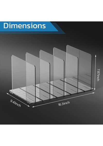 Dolap Için 2x Çanta Organizatörü Dolap Organizasyonu Için Raf Bölücüler Dolaplar Için Ayarlanabilir Plastik Çanta Organizatörleri (Yurt Dışından) fırsatları
