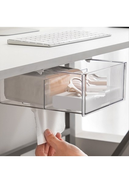 Gizli Masa Organizatör Tablo Sürgülü Çekmece Masası Depolama Kutusu (Yurt Dışından) modelleri