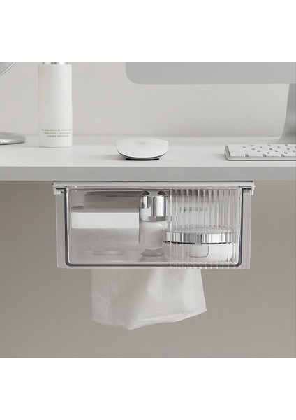 Gizli Masa Organizatör Tablo Sürgülü Çekmece Masası Depolama Kutusu (Yurt Dışından) fırsatları