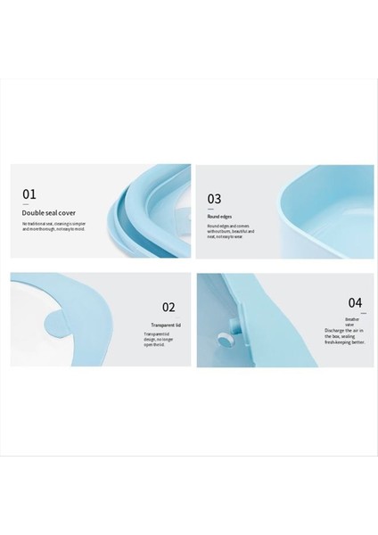 Öğle Yemeği Kutusu Buzdolabına Tabi Mikrodalga Taze Tutma Kutusu Görünür Gıda Öğle Yemeği Kutusu Mühürlü Kase Öğle Yemeği Kutusu C (Yurt Dışından) indirimleri