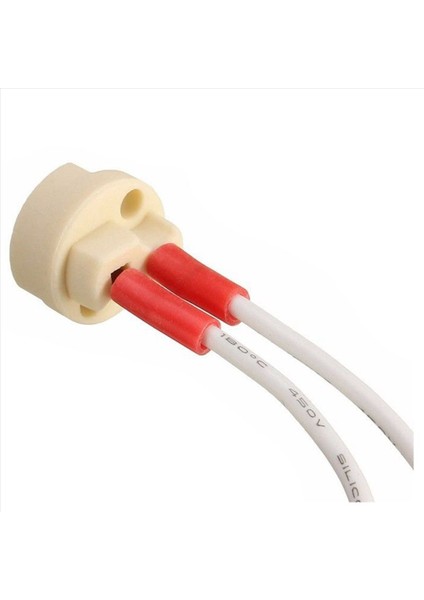 2x MR16/GU5 3 Soket Halojen LED Ampul Tutucu Taban Seramik Kablosu Ana Tel Konektör (Yurt Dışından) fırsatları