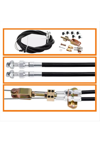 330-9371 Evrensel Disk/davul Park Fren Kablosu Kiti Acil Durum Kablosu Kiti Değiştirin 140-14415-R Araç Aksesuarları (Yurt Dışından) modelleri