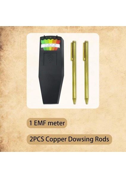 Ekipman Kiti 1 Emf Metre ve 2 Bakır Palet Çubukları Profesyonel Hayalet Avcılık Ekipmanı Kitini Içerir (Yurt Dışından) modelleri