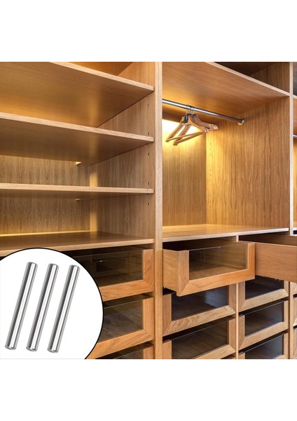 100PCS Paslanmaz Çelik Dübeller 5mm x 40MM Raf Braket Dübeller Için Dolap Rafları Mobilya (Yurt Dışından) indirimleri