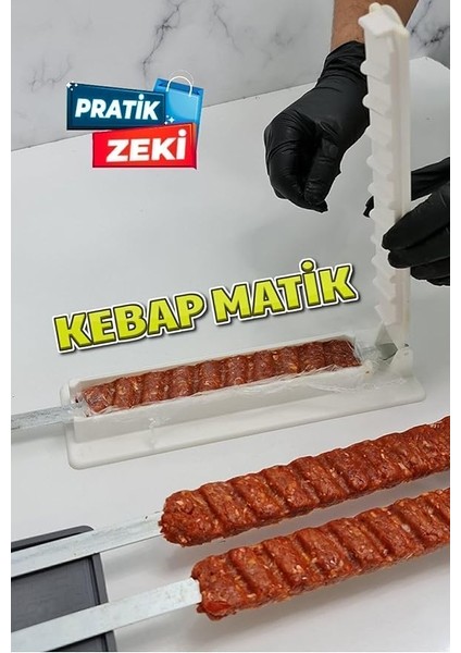 Diyarı Kebapmatik Adana Urfa Kebap Kalıbı Aparatı Pratik Hızlı Kebap Makinesi Kutusu Kebap Matik Kalıp indirimleri