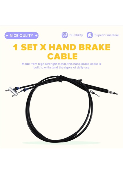 31362965 31340068 Araba Birinci Hat FKB3783 Volvo Için Arka El Fren Kablosu C30 C70 S40 Iı V40 V50 (Yurt Dışından) fırsatları