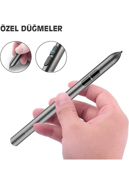 S640 ve A30 Grafik Tabletler Için 8192L Pilsiz Kalem (Veikk modelleri