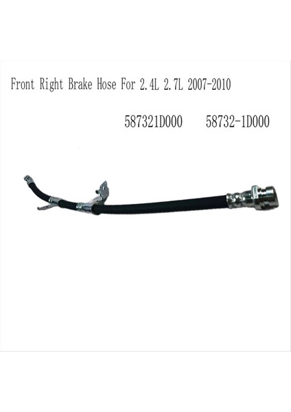 587321D000 Kia Rondo 2 4l 2 7l 2007-2010 58732-1D000 Için Yeni Sağ Fren Hortumu (Yurt Dışından) fırsatları