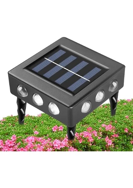 12 LED Solar Güneş Enerjili Bahçe Aydınlatma Gün Işığı Aplik LED Işık Işıldak Lamba Fener Süs Balkon Dekorasyonu Kamp Peyzaj Teras Avlu Havuz Veranda Su Geçirmez Duvar ve Zemine Uygun Otomatik On/off fırsatları