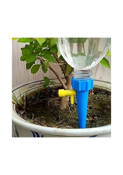10'lu Set 1,5 Litre (Meşrubat) Şişelere Uyumlu Çiçek Saksı Sulama Aparatı - Ayar Vanalı Otomatik Damlama Sistemi, Pratik Sulama Çözümü modelleri