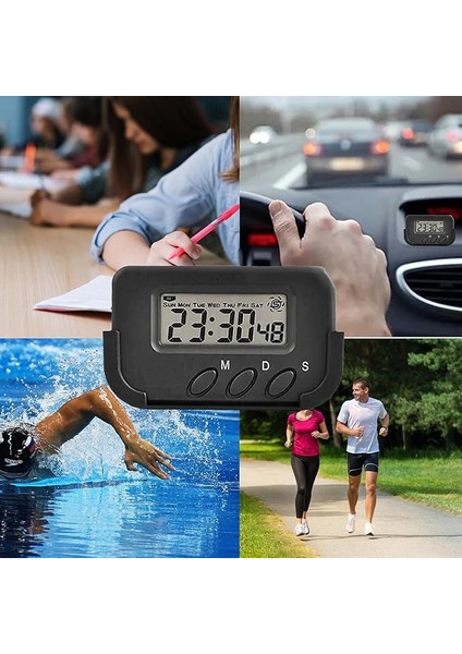 Xm Öğrenci Saati Kronometreli Ders Çalışma Saati Dijital Masa Saati Sporcular ve Zamanla Yarışanlar