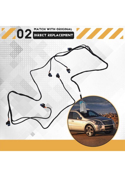 Mercedes Benz ml W164 2004-2009 Araç Ön Tampon Park Sensörü Kablo Dışı A1645402305 (Yurt Dışından) indirimleri