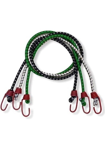 Lastiği Çok Amaçlı Kalın 8mm 100 cm Esnek 3 Lü Set