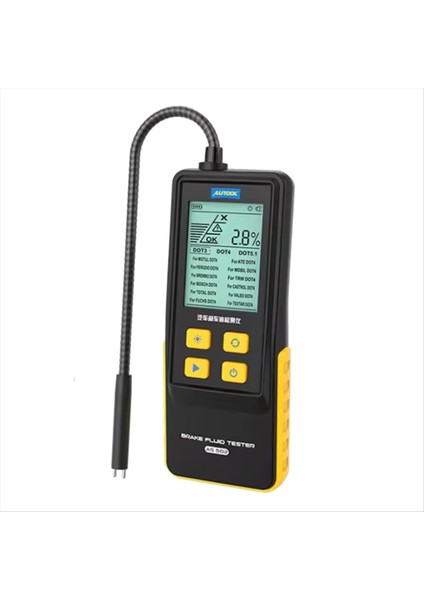 Autool AS502 Otomotiv Fren Sıvısı Test Cihazı Fren Yağı Test Cihazı Araç Dot3/dot4/dot5 Için Dijital Ekran 1 (Yurt Dışından)