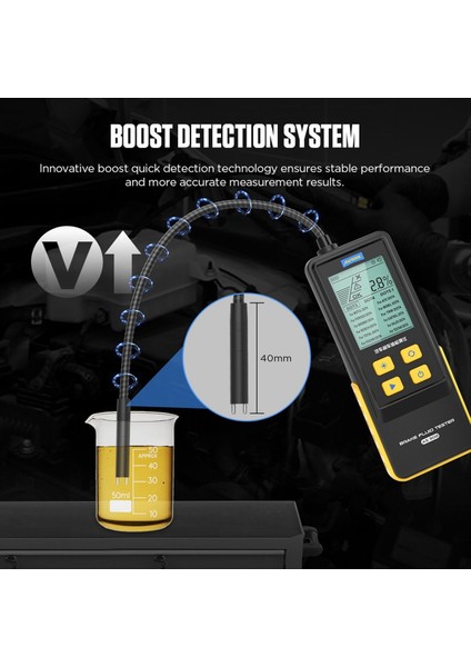 Autool AS502 Otomotiv Fren Sıvısı Test Cihazı Fren Yağı Test Cihazı Araç Dot3/dot4/dot5 Için Dijital Ekran 1 (Yurt Dışından) modelleri