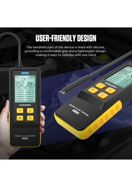 Autool AS502 Otomotiv Fren Sıvısı Test Cihazı Fren Yağı Test Cihazı Araç Dot3/dot4/dot5 Için Dijital Ekran 1 (Yurt Dışından) fırsatları