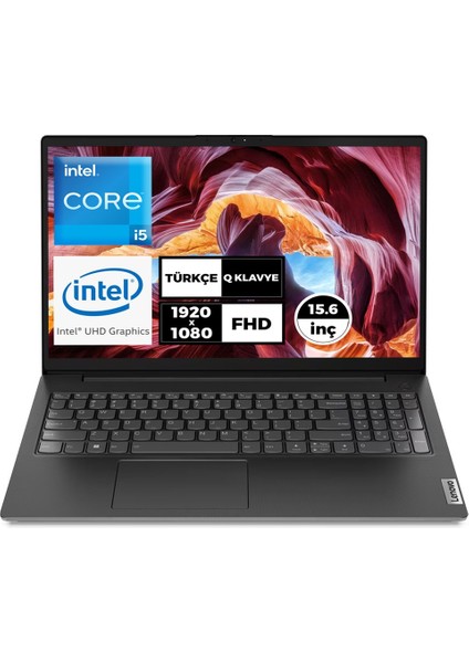 V15 Gen 4 Intel Core i5-13420H 16GB 512GB SSD 15.6" FHD Freedos Laptop, Notebook 83A100A4TR