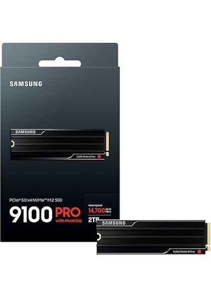 9100 Pro Veri Depolama Aygıtı, Soğutuculu, Nvme M.2 SSD 2 Tb modelleri