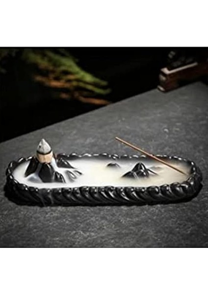 Siyah Dağ Temalı Geri Akış Tütsülük Çubuk Tütsüye Uyumlu Etkili El Yapımı fırsatları