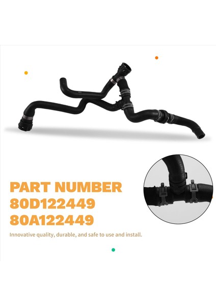80D122449 Audi Q5 80A122449CD 80A122449Q Için Araba Soğutucu Hortumu (Yurt Dışından) indirimleri