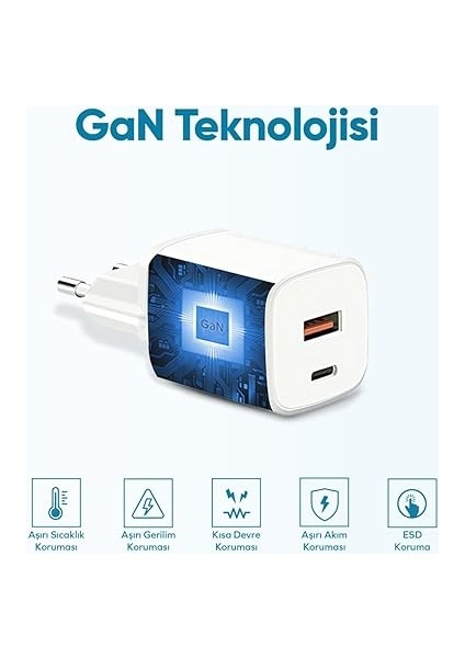 By Deji iPhone 15 16-15 16 Pro - 15 16 Plus - 15 16 Pro Max Uyumlu 33W Pd Type-C Çoklu Hızlı Şarj Aleti/cihazı fiyatları