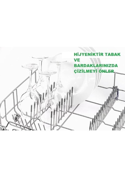 Adet Gri | Bulaşık Makinesi Sepetleri Çubukları Için Birinci Sınıf Pas ve Çizilmeleri Önleyen Plastik Kapak Uçları | Tamir Seti modelleri