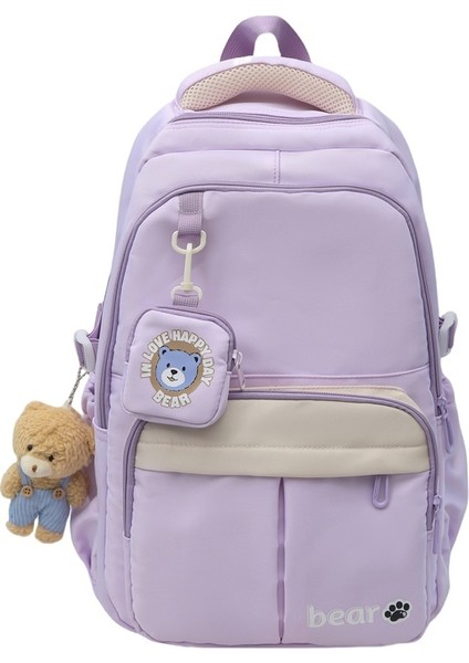 Yeni Ilk ve Ortaokul Öğrencileri Okul Çantası Bilgisayar Sırt Çantası ile Büyük Kapasiteli Kalınlaştırılmış Aşınma Omuz Çantası (Yurt Dışından)