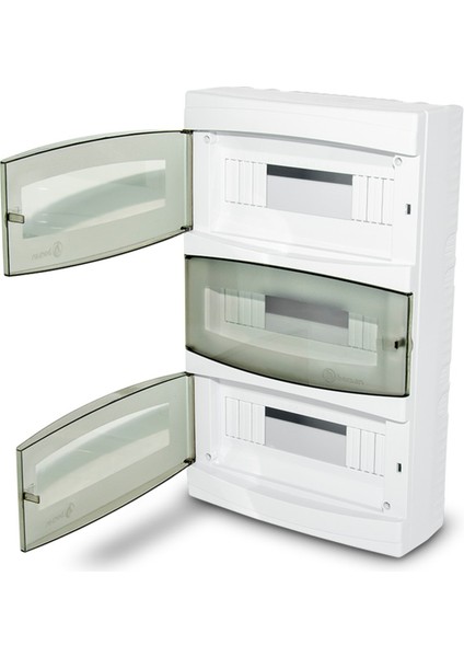 Ekim Aydınlatma 36 Lı Sıva Üstü W Otomat Kutusu (Sigorta Kutusu) H.f