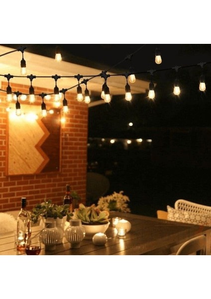 10 Metre Sarmaşık Eklenebilir Dış Mekan Duy LED , 20 Adet Günışığı Ampul Dahil modelleri