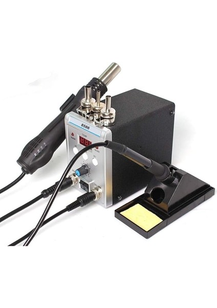 Hava Üflemeli 700W Havya Istasyonu 8586 2 In1 Lehim Makinesi ve Hava Tabancası fiyatları