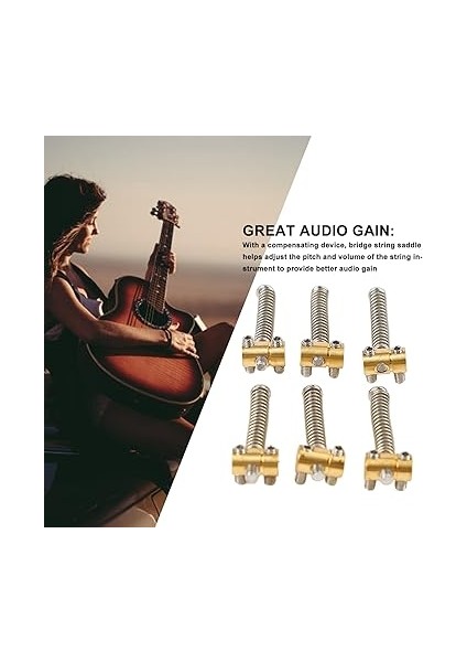 Pirinç Eyerler Tl Trawiece Telecaster Için Set, Gelişmiş Ton ve Tonlama Için Premium Electy Guitar Yedek Parçaları fiyatları