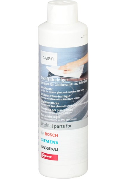 Siemens Ocak Temizleyici Cam Seramik, Indüksiyon ve Paslanmaz Çelik Gaz Olukları Için Uygun Orijinal No.: 311499 ve Siemens Cihazları Için Uygun