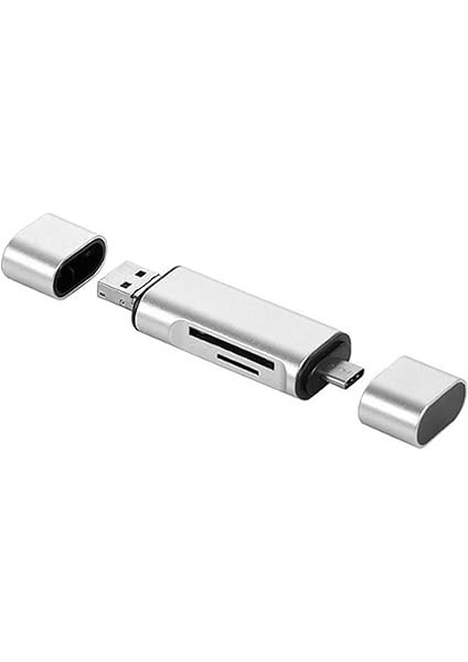 5848 Type C USB Kart Okuyucu Micro Sd Card Reader Çevirici Dönüştürücü Adaptör fiyatları