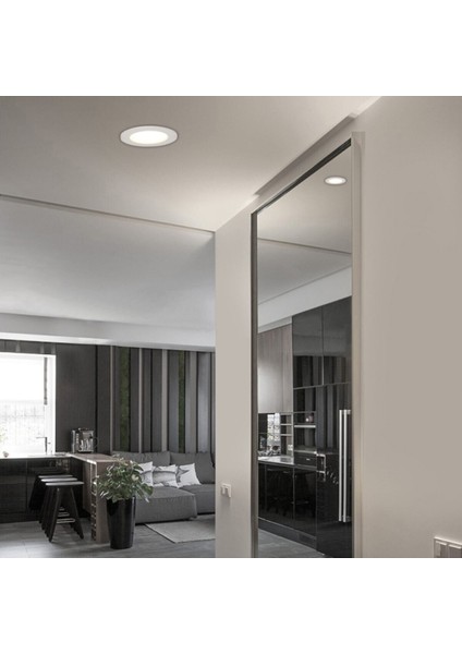 Ekim Aydınlatma Cata Plus 9 W Ayarlanabilir LED Panel - Gün Işığı (3000K) - Yuvarlak - Sıva Altı - CT-5646G