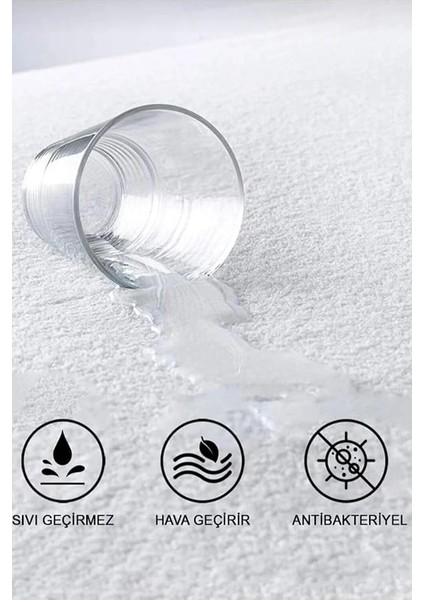 Pamuk Su Sıvı Geçirmez Köşe Lastikli Alez Tek Çift Bebek Park Yatak Koruyucu Alez (160 x 200) modelleri