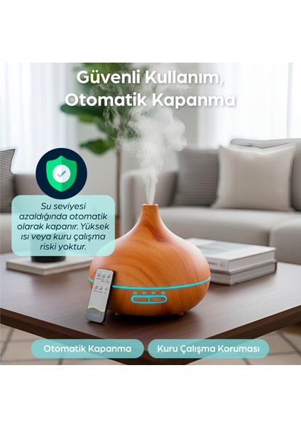 550 ml Otomatik Hava Nemlendirici Buhar Makinesi Oda Nemlendirici Aroma Difüzör fırsatları